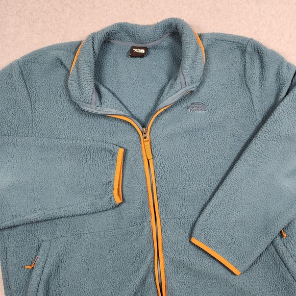 The North Face Other - The North Face Dunraven Sherpa Fleece Mens 2XL Blue Full Zip Jacket Coat
